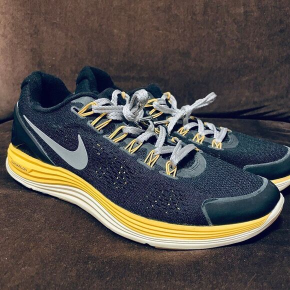 NIKE Lance Armstrong Livestrong Lunarglide 4 Black Marigold White 11.5 US 45.5 main image 11